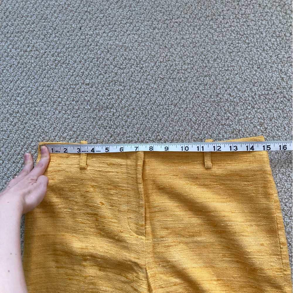 NEW J. McLaughlin Keller Relaxed Fit Clasp Fly Pant Trousers Marigold Size 4 NWT - Picture 6 of 12